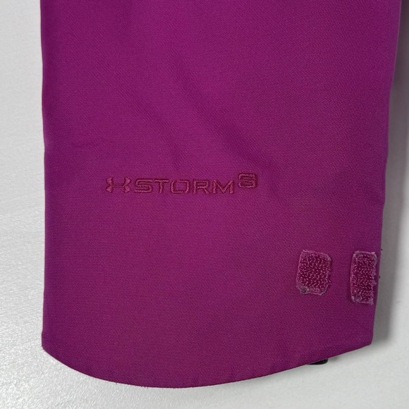 Under Armour Women's Large Storm‎ 3 ColdGear Infrared Hooded Lined Jacket Winter - Picture 4 of 7